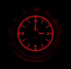 Dakota Digital VHX Series Analog Clocks for 1963-1967 CORVETTE - VLC-63C-VET-K-R
