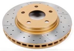 DBA Street Series X-Gold Disc Brake Rotors for 2007-2017 WRANGLER, 2018 WRANGLER JK - DBA2536X