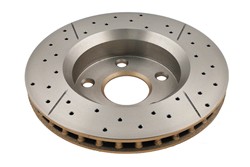DBA Street Series X-Gold Disc Brake Rotors for 2007-2017 WRANGLER, 2018 WRANGLER JK - DBA2536X