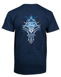 Pinstripe Ford Oval T-Shirt