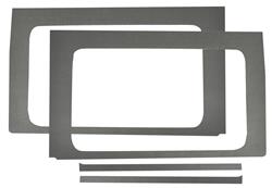 Boom Mat Leather Look Sound Deadening Rear Side Window Kits for 2018-2021 WRANGLER - 50176