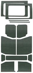 Boom Mat Sound Deadening Headliner and Side Window Combos for 2018-2021 WRANGLER - 50179