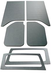 Boom Mat Leather Look Sound Deadening Headliner and Side Window Combos for 2011-2017 WRANGLER, 2018 WRANGLER JK - 50289