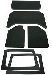 Boom Mat Sound Deadening Headliner and Side Window Combos for 2011-2018 WRANGLER, 2018 WRANGLER JK - 50290