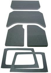Boom Mat Sound Deadening Headliner and Side Window Combos for 2011-2018 WRANGLER, 2018 WRANGLER JK - 50291