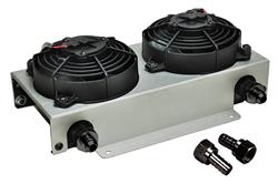 Derale Hyper-Cool Remote Fluid Coolers with Fan Kits 15840