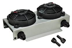 Derale Cooling Products 15845 - Derale Hyper-Cool Remote Fluid Coolers with Fan Kits