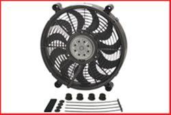 14 Inch 2,100 CFM Derale High-Output Single RAD Fan 18214