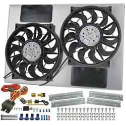Derale High-Output Dual RAD Fan and Shroud Kits