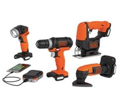 Dewalt Black & Decker GoPak 4-Tool Combo Kits BDCK502C1