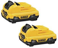 Dewalt 12 V MAX 3.0 Ah Lithium-Ion Batteries DCB124-2