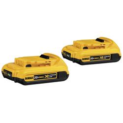 Dewalt DCB203 2 Dewalt 20 V MAX XR Lithium Ion Compact Battery