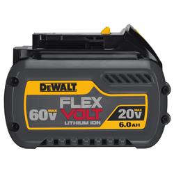 Dewalt FLEXVOLT 20 V/60 V MAX Lithium-Ion Battery Packs DCB606