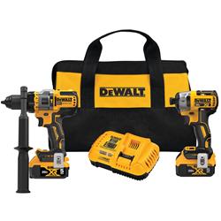 Dewalt FLEXVOLT ADVANTAGE 20 V MAX Brushless Cordless Hammer Drill/Driver 2-Tool Combos DCK2100P2