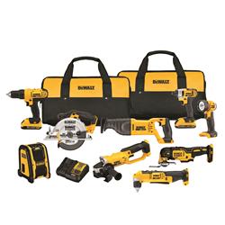 Dewalt 20 V MAX Lithium-Ion 9-Tool Combo Kits DCK940D2