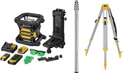 Dewalt 20 V MAX Tool Connect Green Tough Rotary Laser Kits DW080LGSK
