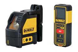 Dewalt Green Line Laser Level and 100 ft. Laser Distance Measuring Tools DW0889CG
