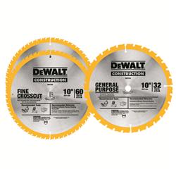 Dewalt Construction Saw Blades
