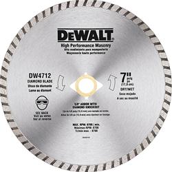 Dewalt High Performance Dry/Wet Saw Blades