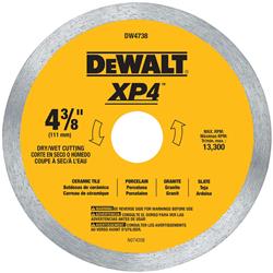 Dewalt XP4 Wet/Dry Tile Saw Blades DW4738