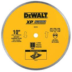 Dewalt Wet Tile Saw Blades