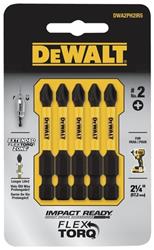 Dewalt FlexTorq Screwdriving Bits DWA2PH2IR5-Z