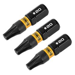 Dewalt FlexTorq Screwdriving Bits DWAF1TX20IR3