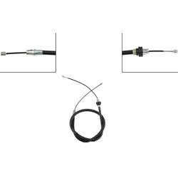 Dorman Parking Brake Cables for 2000-2001 RAM 2500, RAM 3500 - C660303