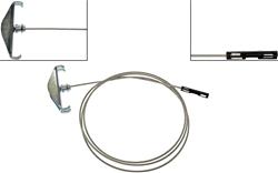 Dorman Parking Brake Cables for 2000-2004 F-350 SUPER DUTY, F-450 SUPER DUTY, F-550 SUPER DUTY - C660365