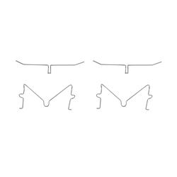 Dorman Brake Hardware Kits for 1984-1988 4RUNNER, 1975-1990 LAND CRUISER, 1979-1988 PICKUP - HW13051