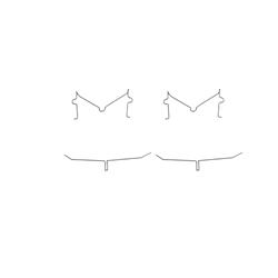 Dorman Brake Hardware Kits for 1991 LAND CRUISER, 2001-2007 SEQUOIA, 2000-2003 TUNDRA - HW13271
