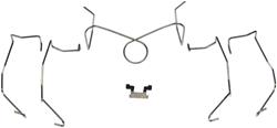 Dorman Brake Hardware Kits for 2007-2017 LS460, 2008-2012 LS600H - HW13467