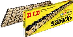 D.I.D Racing Chain VX Series Pro Street X-Ring Chains 525VX3G120FB