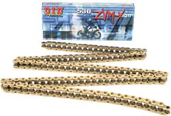 D.I.D Racing Chain Super Street Series X-Ring Chains 520ZVMX-120 GOLD