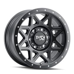 Dirty Life Wheels 9305 Theory Series Matte Black Wheels 16x8