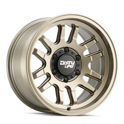 Dirty Life Wheels 9310 Canyon Street Series Satin Gold Wheels 17x9