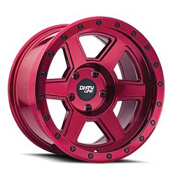 Dirty Life Wheels 9315 Compound Series Crimson Candy Red Wheels 17x9