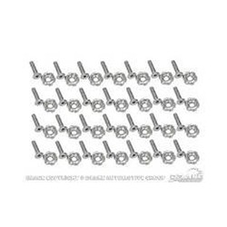 Drake Underhood Fender Hardware for 2005-2014 MUSTANG - 378178-M6-SSB