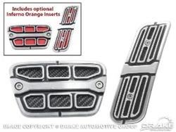 Drake Muscle Cars - Pedal Pads for 2010-2014 CAMARO - CA-180005-A