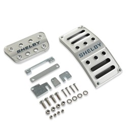 Drake Shelby Aluminum Pedal Covers for 2005-2017 MUSTANG - 5S3Z-2457-9735A