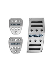 Drake Shelby Aluminum Pedal Covers for 2005-2019 MUSTANG - 5S3Z-2457-9735M