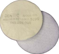 Dentec Safety Specialists Filter Pads 158-D-N5