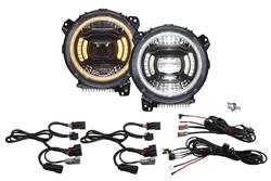 Diode Dynamics Elite Max Series LED Headlights for 2020-2025 GLADIATOR, 2018-2025 WRANGLER - DD5165