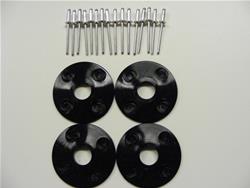 Dominator Hood Pin Scuff Plates DOM-1202-BK