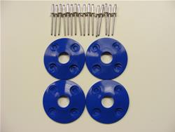 Dominator Hood Pin Scuff Plates DOM-1202-BL