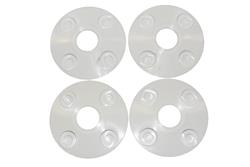 Dominator Hood Pin Scuff Plates DOM-1202-WH