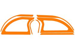 Dominator Race Products Race Car Body Panels DOM-805-AL-OR