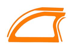 Dominator Race Products Race Car Body Panels DOM-807-AL-OR