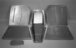 Direct Sheetmetal Front Floorboards for 1939 JA MASTER DELUXE, MASTER 85, 1937-1938 MASTER - CV151