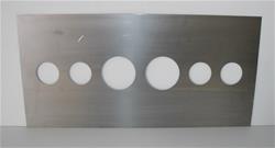 Direct Sheetmetal Dash Panel Inserts DS302-ALU
